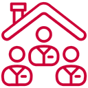In-Room Microwave & Fridge background icon